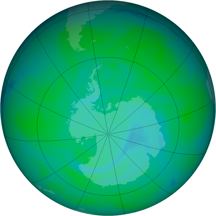 Ozone Map 2003-12-14